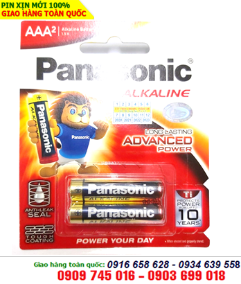 Panasonic LR03T/2B; Pin AAA 1.5v Alkaline Panasonic LR03T/2B Advanced Power _Made in Thailand - Vỉ 2viên